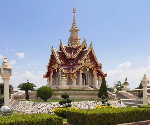City pillar shrine Riva Surya Bangkok Hotel