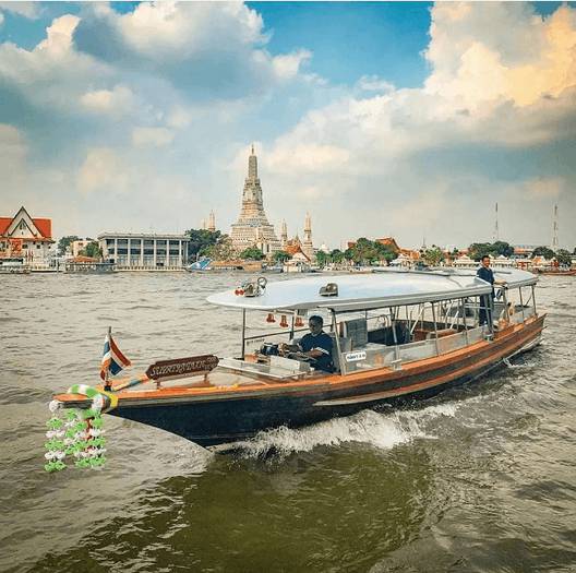 Chao phraya river sightseeing cruise Riva Surya Bangkok Hotel