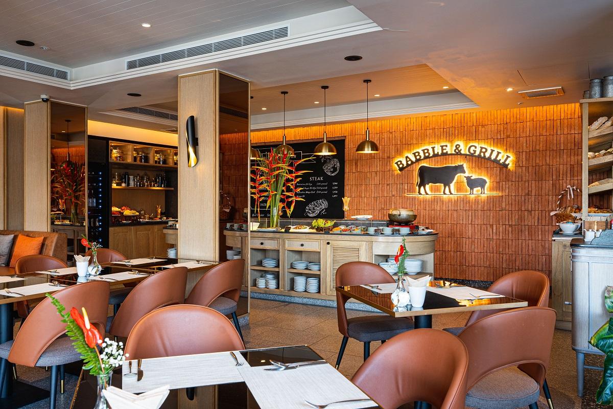 ร้านอาหารบับเบิ้ล แอนด์ กริลล์ โรงแรม ริว่า เซอร์ย่า กรุงเทพฯ กรุงเทพมหานคร