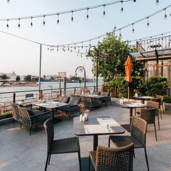 พื้นที่หน้าแม่น้ำ โรงแรม ริว่า เซอร์ย่า กรุงเทพฯ กรุงเทพมหานคร พื้นที่หน้าแม่น้ำ โรงแรม ริว่า เซอร์ย่า กรุงเทพฯ กรุงเทพมหานคร